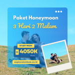 Paket Honeymoon Lombok 3 Hari 2 Malam (3H2M)